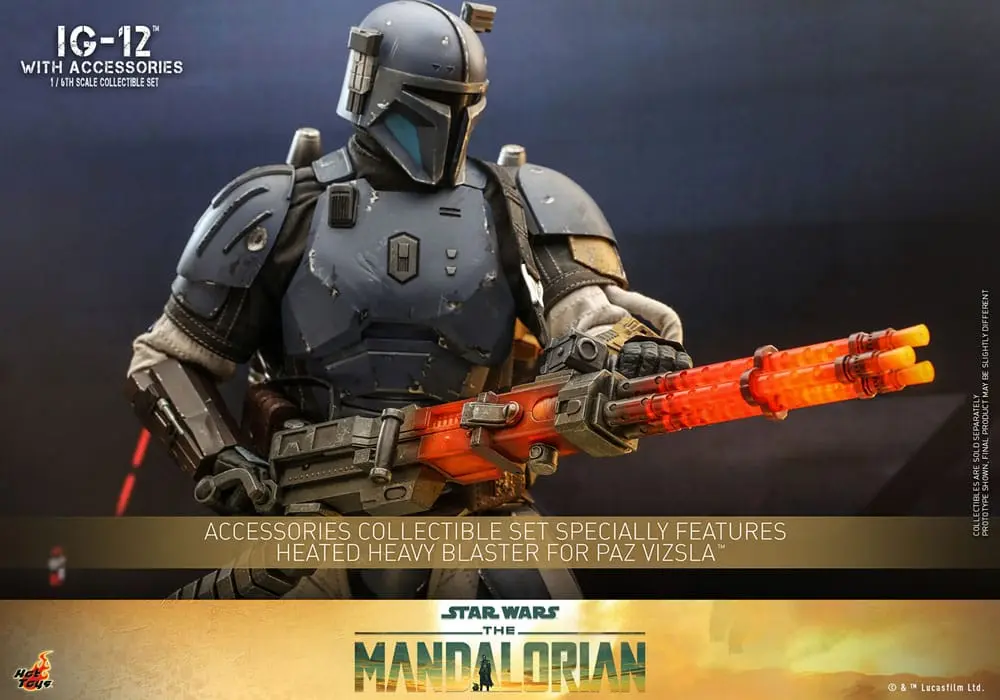 Star Wars: The Mandalorian Figurka Akcji 1/6 IG-12 z akcesoriami 36 cm zdjęcie produktu