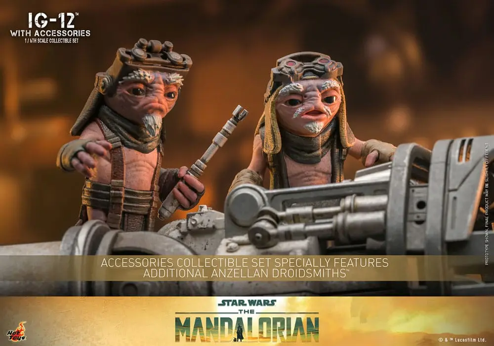 Star Wars: The Mandalorian Figurka Akcji 1/6 IG-12 z akcesoriami 36 cm zdjęcie produktu