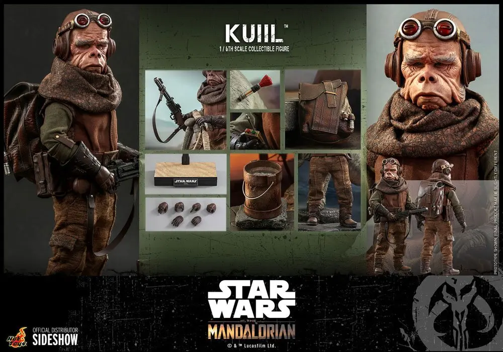 Star Wars The Mandalorian Figurka Akcji 1/6 Kuiil 25 cm zdjęcie produktu