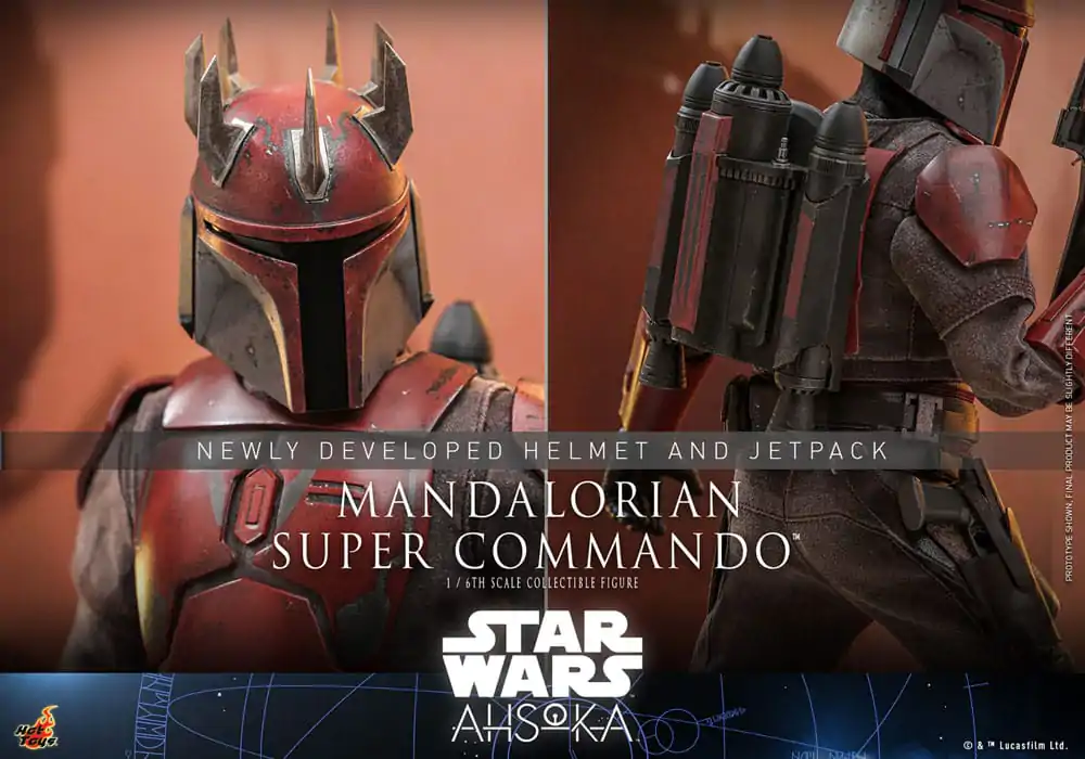 Star Wars: The Mandalorian Figurka Akcji 1/6 Mandalorian Super Commando 31 cm zdjęcie produktu