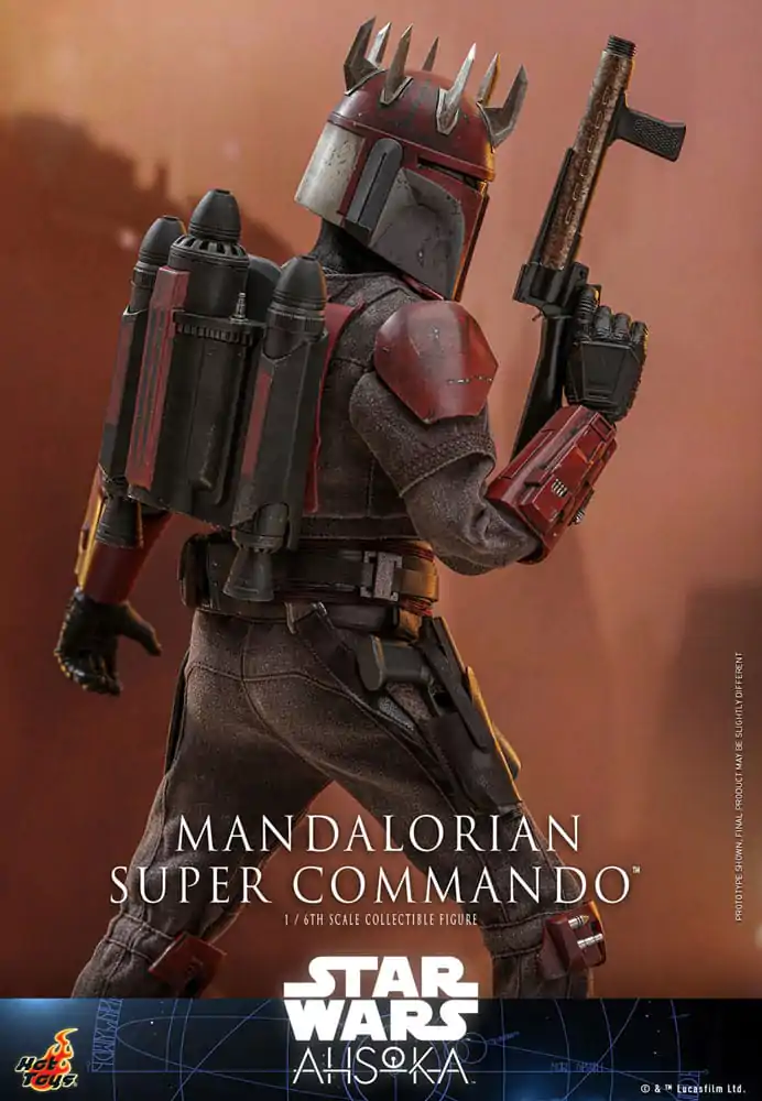 Star Wars: The Mandalorian Figurka Akcji 1/6 Mandalorian Super Commando 31 cm zdjęcie produktu