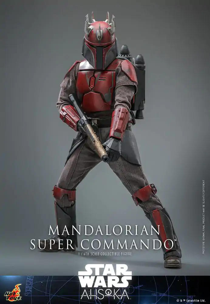 Star Wars: The Mandalorian Figurka Akcji 1/6 Mandalorian Super Commando 31 cm zdjęcie produktu