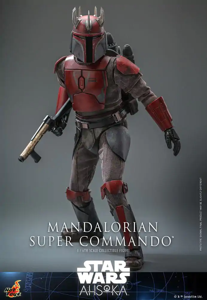 Star Wars: The Mandalorian Figurka Akcji 1/6 Mandalorian Super Commando 31 cm zdjęcie produktu