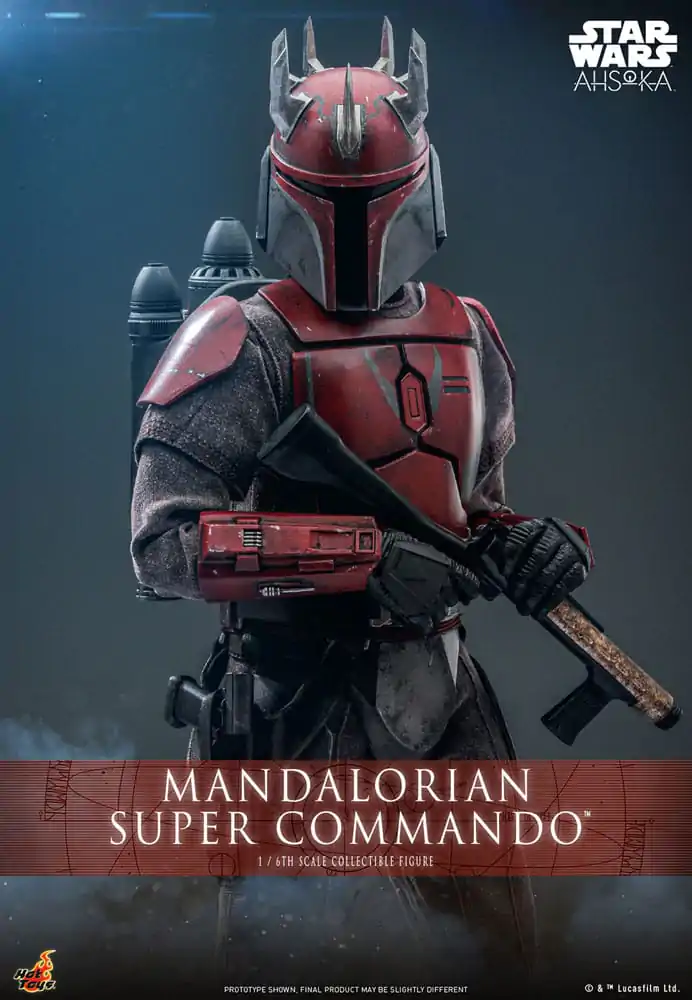 Star Wars: The Mandalorian Figurka Akcji 1/6 Mandalorian Super Commando 31 cm zdjęcie produktu