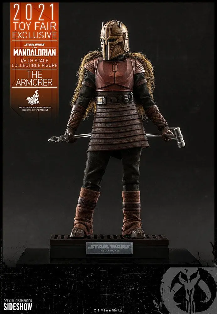 Star Wars The Mandalorian figurka akcji 1/6 The Armorer 2021 Toy Fair Exclusive 29 cm zdjęcie produktu