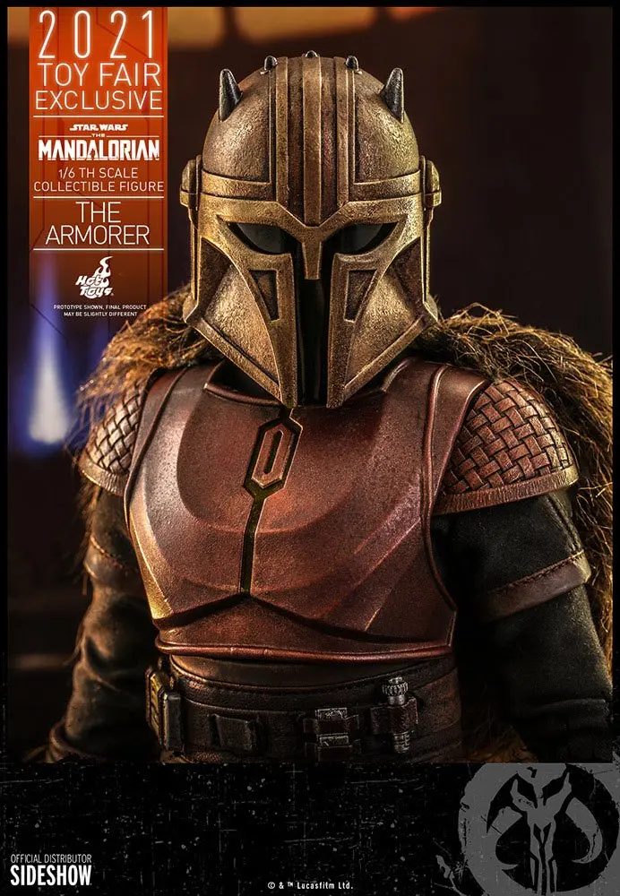 Star Wars The Mandalorian figurka akcji 1/6 The Armorer 2021 Toy Fair Exclusive 29 cm zdjęcie produktu