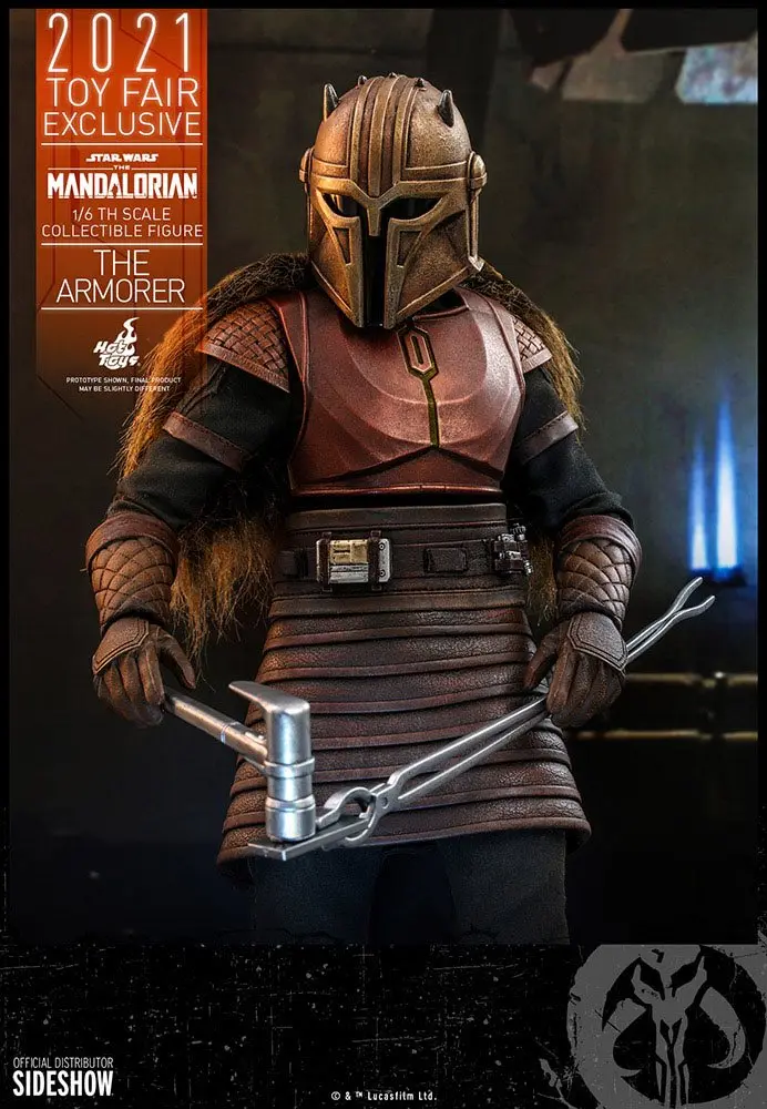 Star Wars The Mandalorian figurka akcji 1/6 The Armorer 2021 Toy Fair Exclusive 29 cm zdjęcie produktu