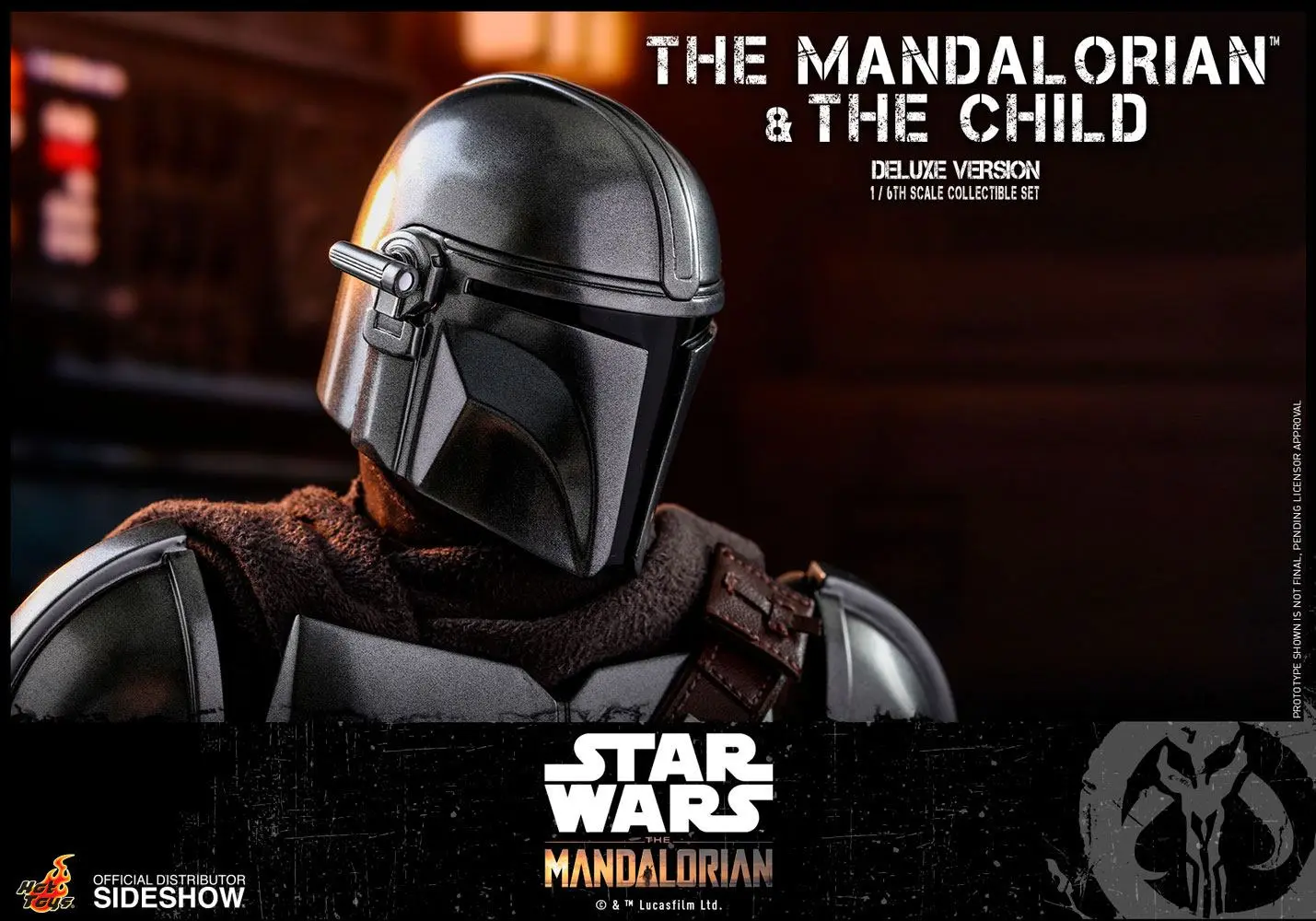Star Wars The Mandalorian figurka akcji, zestaw 2 sztuk 1/6 The Mandalorian & The Child Deluxe 30 cm zdjęcie produktu