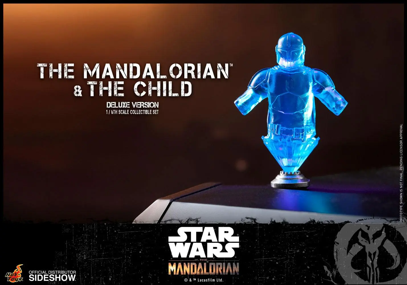 Star Wars The Mandalorian figurka akcji, zestaw 2 sztuk 1/6 The Mandalorian & The Child Deluxe 30 cm zdjęcie produktu
