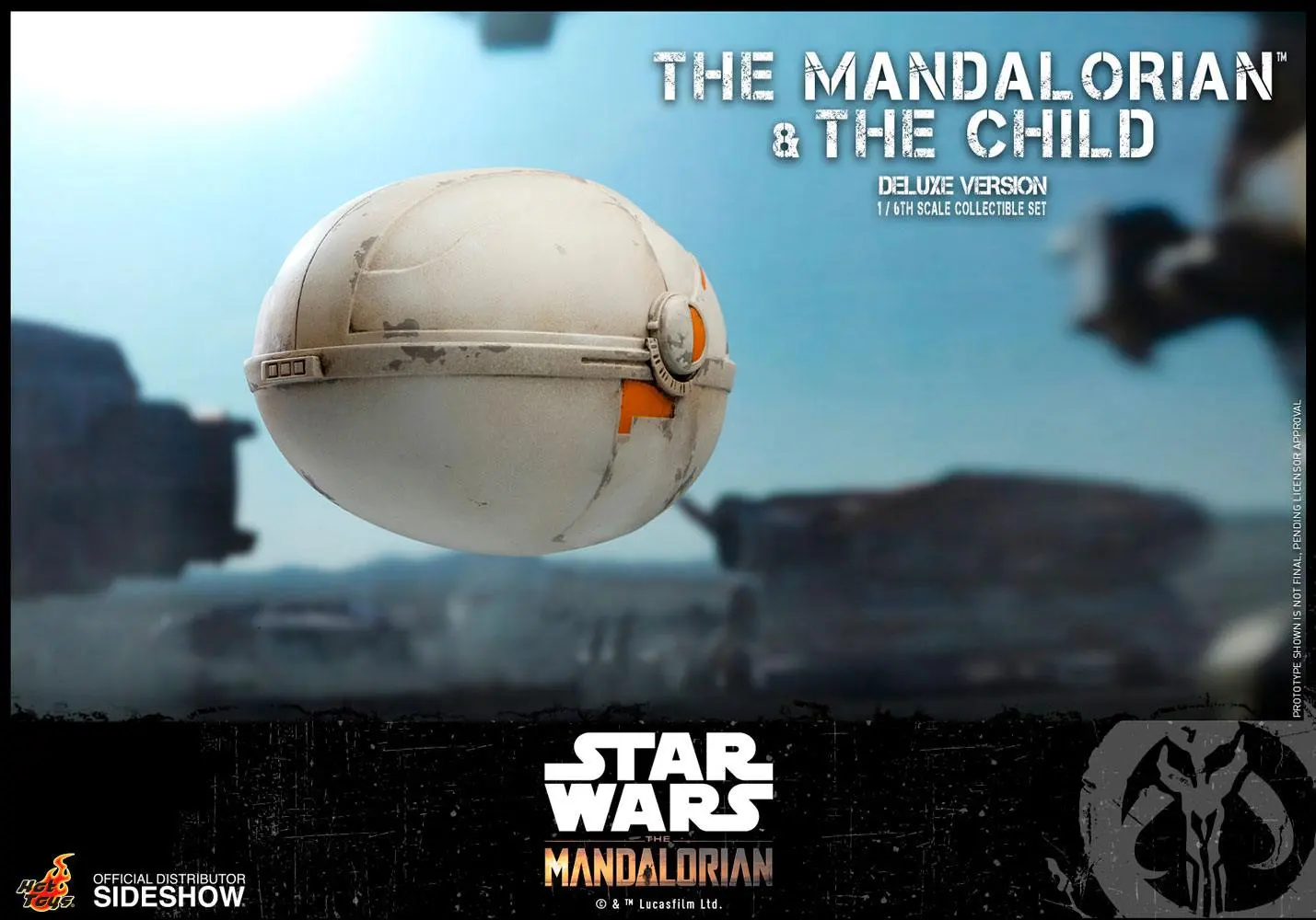 Star Wars The Mandalorian figurka akcji, zestaw 2 sztuk 1/6 The Mandalorian & The Child Deluxe 30 cm zdjęcie produktu