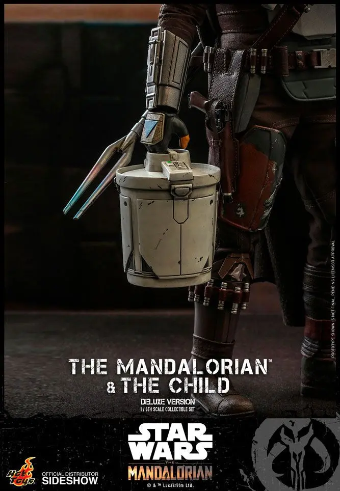 Star Wars The Mandalorian figurka akcji, zestaw 2 sztuk 1/6 The Mandalorian & The Child Deluxe 30 cm zdjęcie produktu