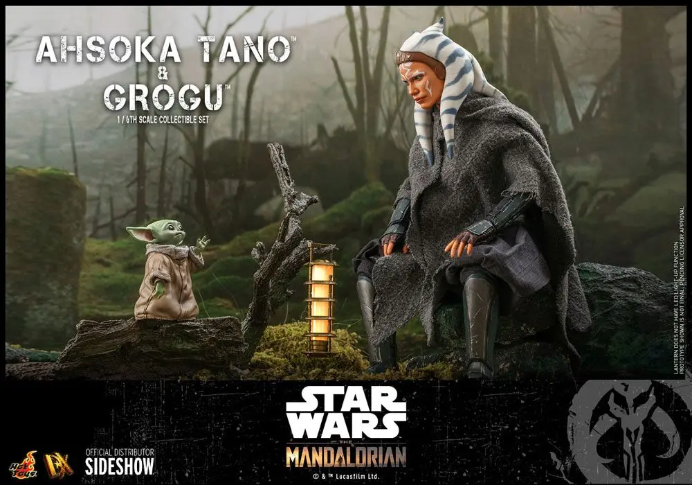 Star Wars The Mandalorian Figurka Akcji 2-Pack 1/6 Ahsoka Tano & Grogu 29 cm zdjęcie produktu