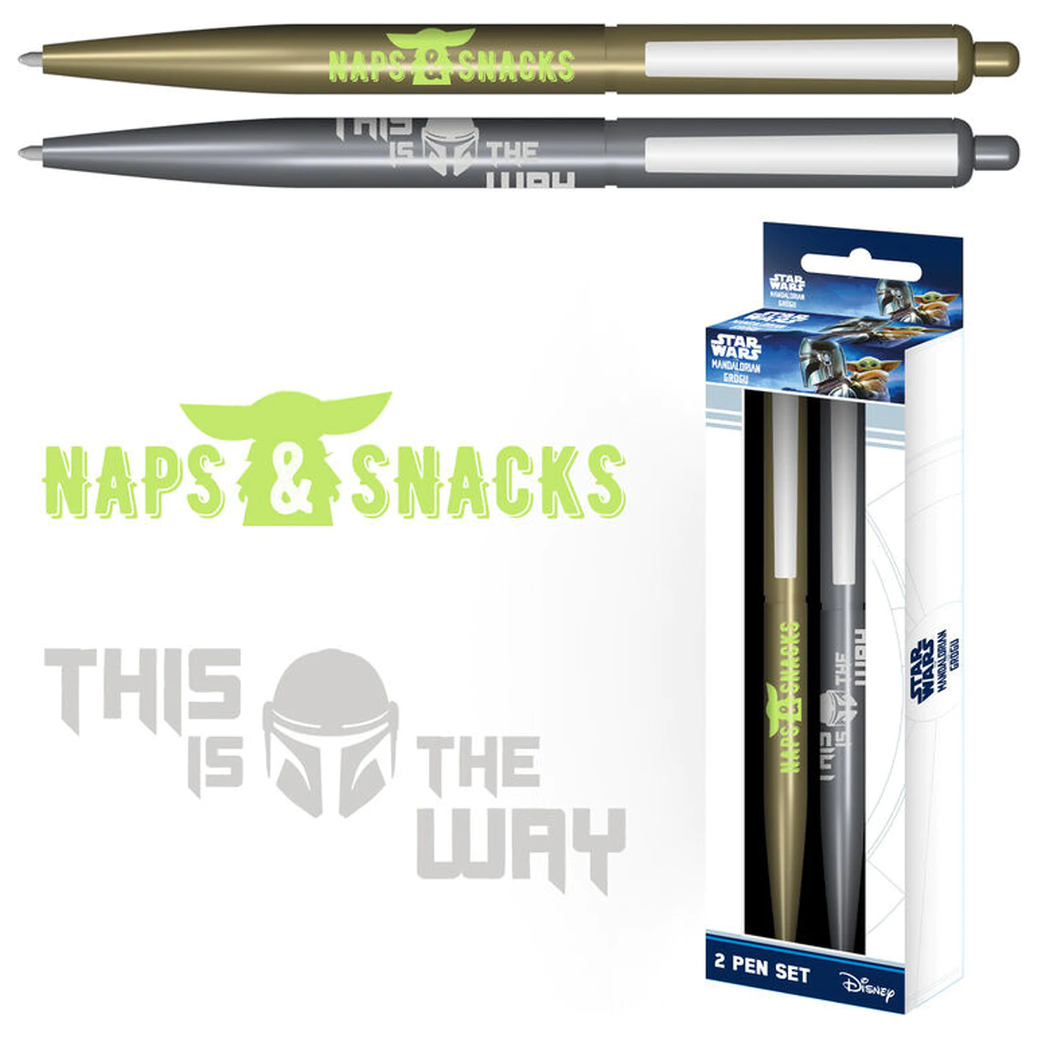 Star Wars The Mandalorian zestaw 2 długopisów zdjęcie produktu
