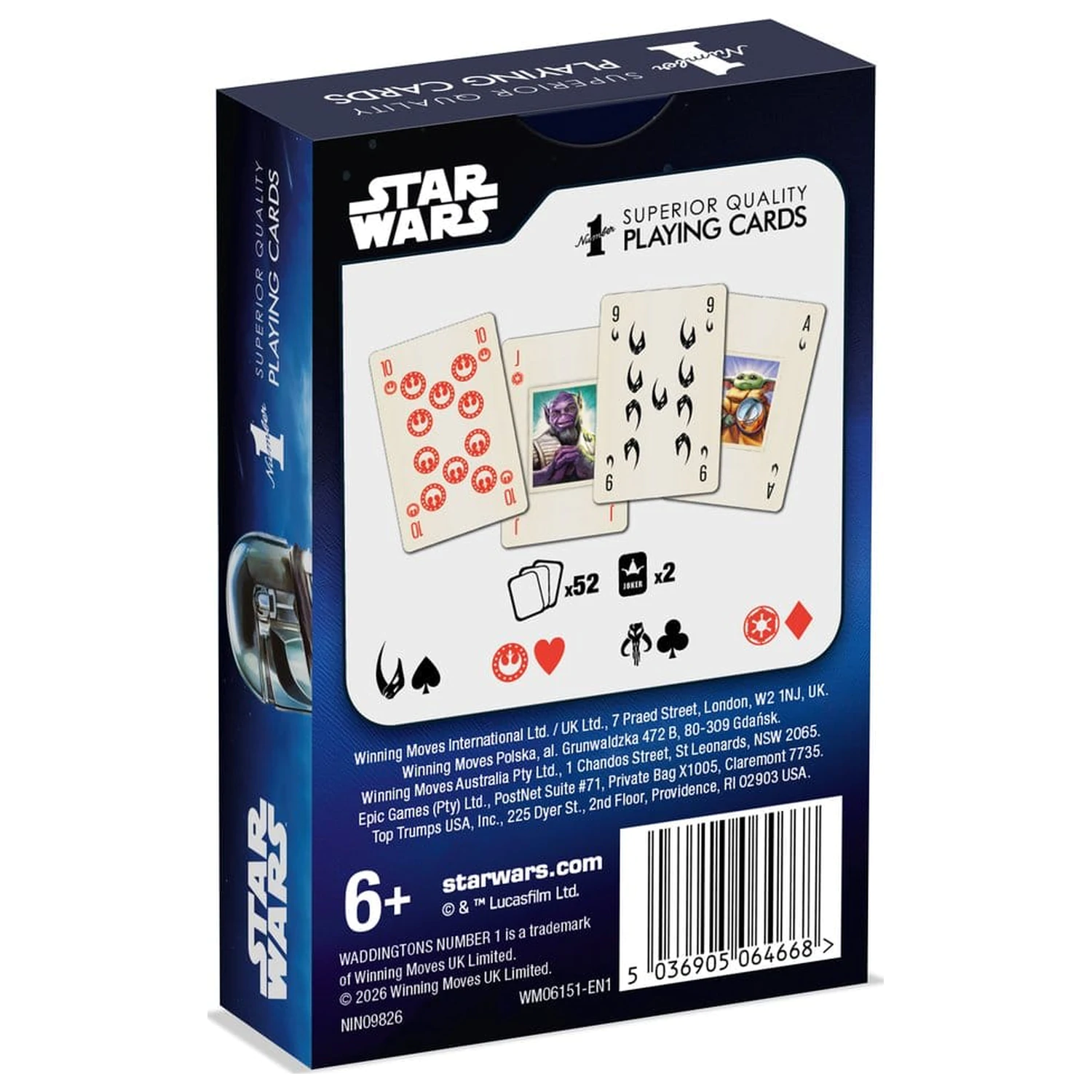 Star Wars Karty do gry The Mandalorian and Grogu *Wersja angielska* zdjęcie produktu