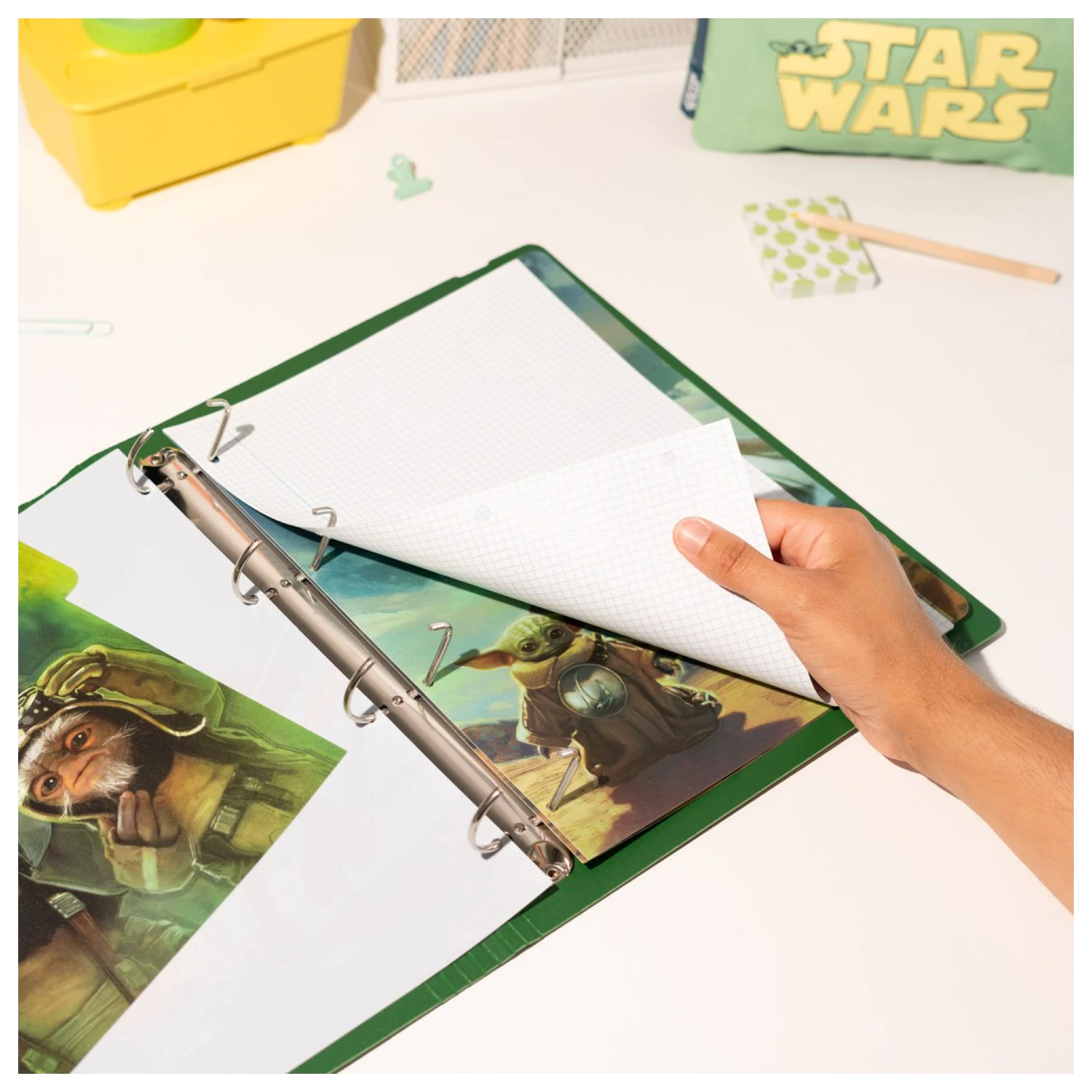 Star Wars: The Mandalorian and Grogu Segregator Ring Binder zdjęcie produktu