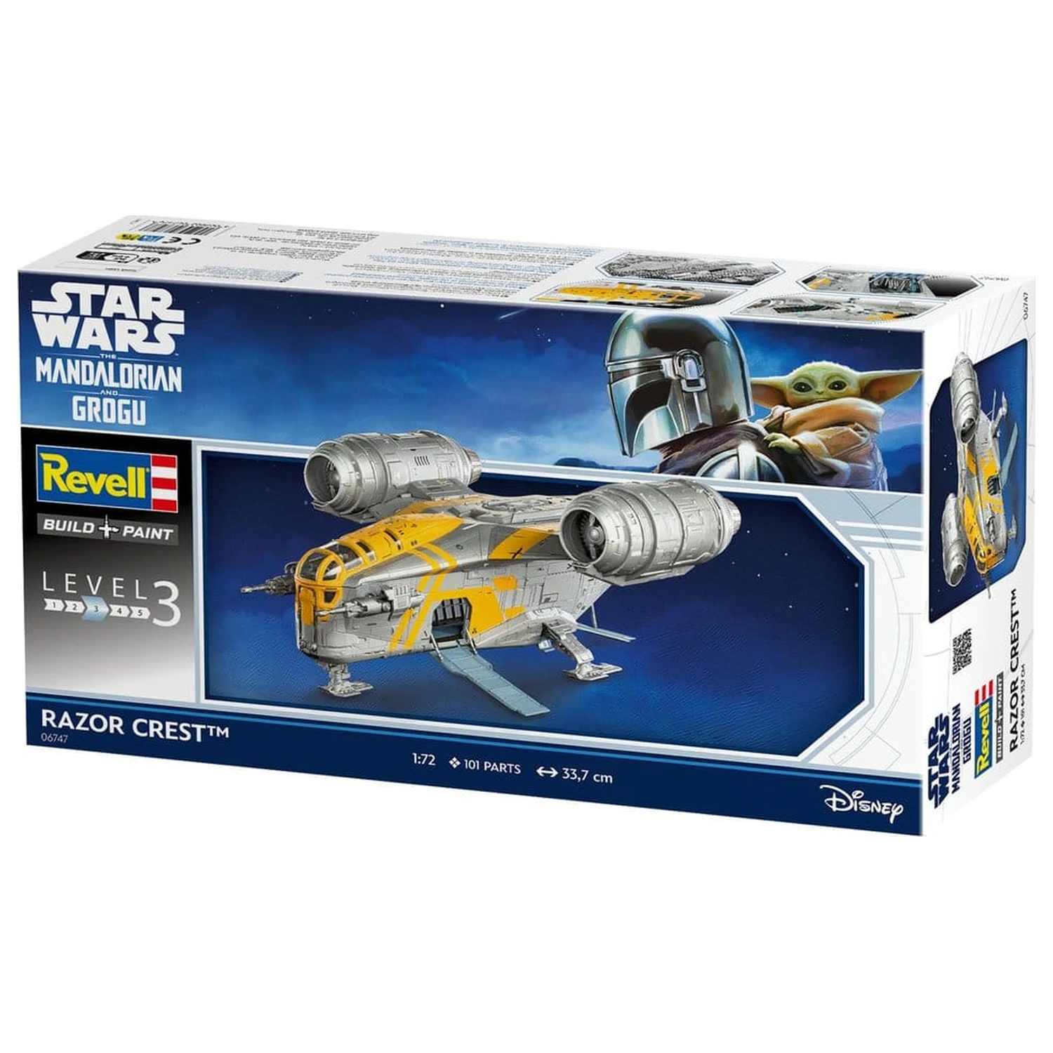 Star Wars The Mandalorian and Grogu Revell Zestaw Modeli 1/72 Razor Crest 34 cm zdjęcie produktu