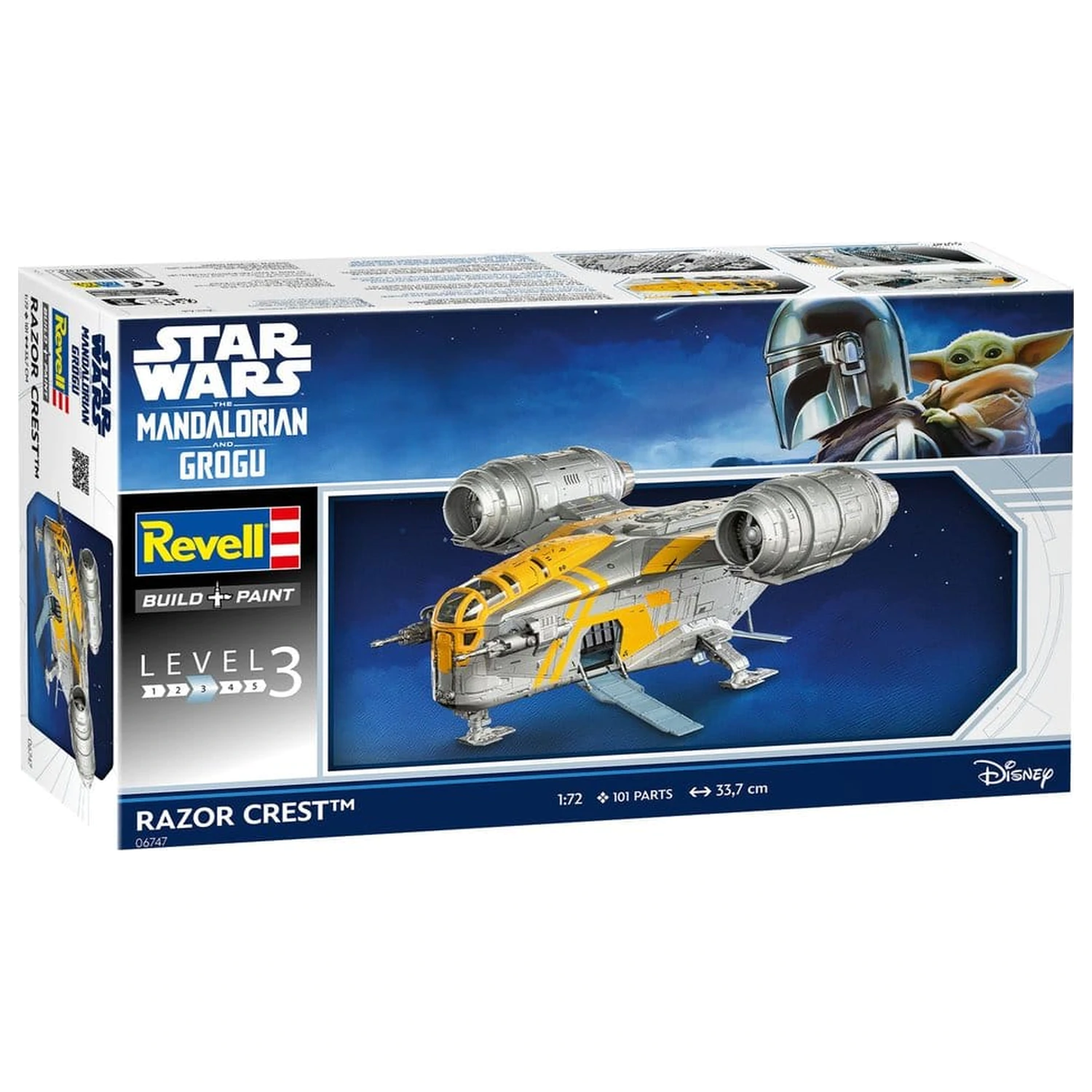 Star Wars The Mandalorian and Grogu Revell Zestaw Modeli 1/72 Razor Crest 34 cm zdjęcie produktu