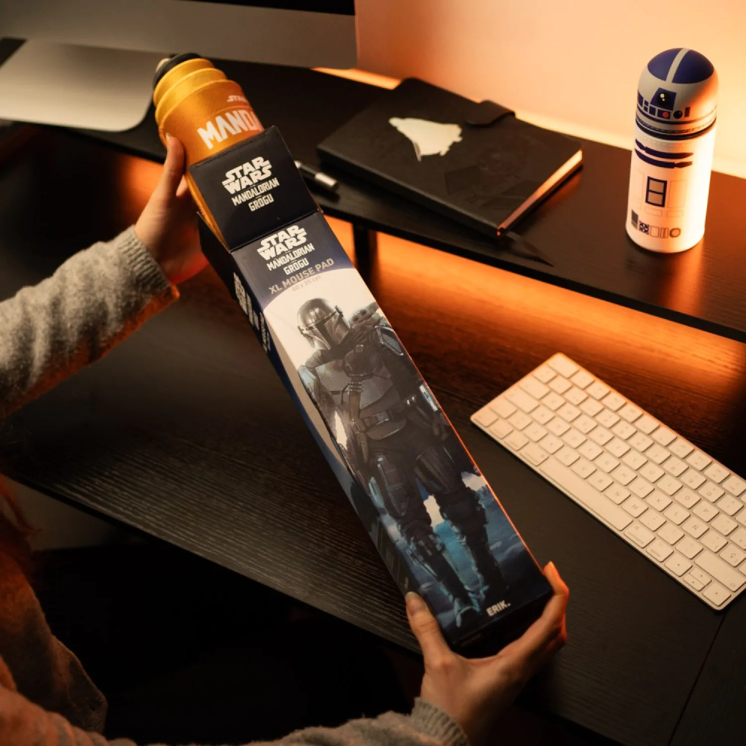 Star Wars: The Mandalorian and Grogu XL podkładka pod mysz 80 x 35 cm zdjęcie produktu