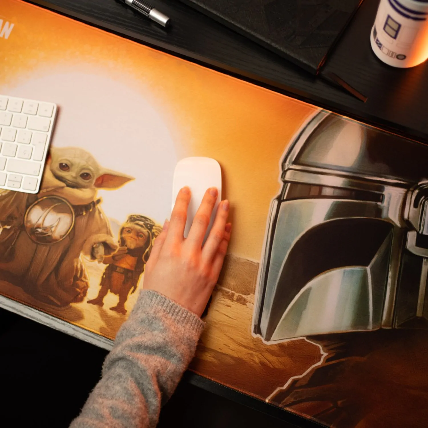 Star Wars: The Mandalorian and Grogu XL podkładka pod mysz 80 x 35 cm zdjęcie produktu