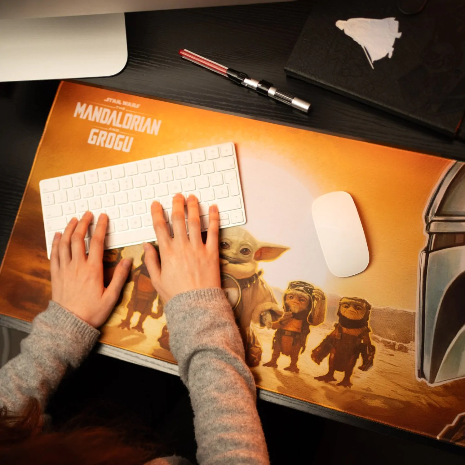 Star Wars: The Mandalorian and Grogu XL podkładka pod mysz 80 x 35 cm zdjęcie produktu