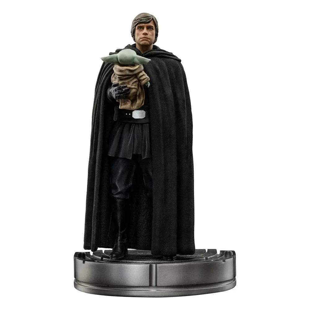 Star Wars The Mandalorian Art Scale Statue 1/10 Luke Skywalker i Grogu 21 cm Statua zdjęcie produktu