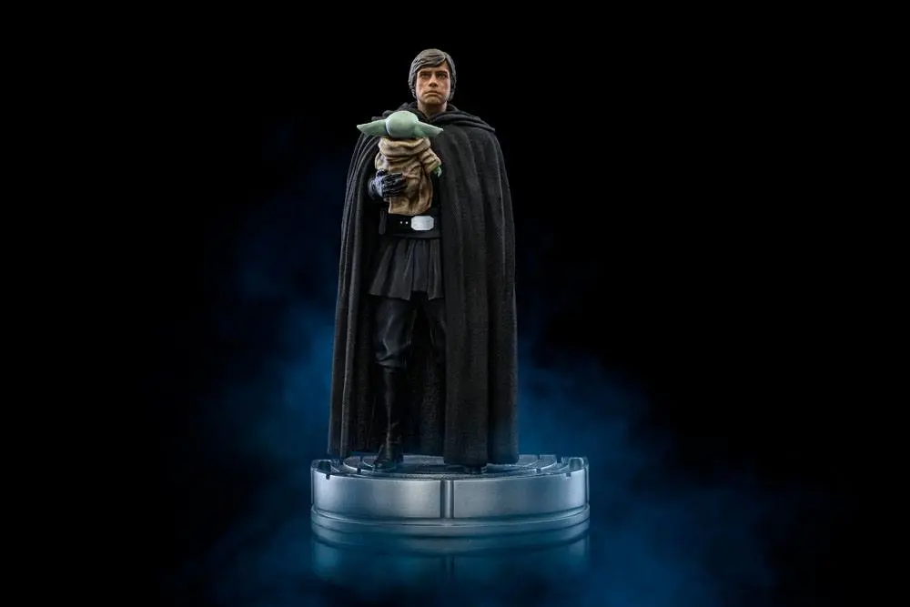 Star Wars The Mandalorian Art Scale Statue 1/10 Luke Skywalker i Grogu 21 cm Statua zdjęcie produktu