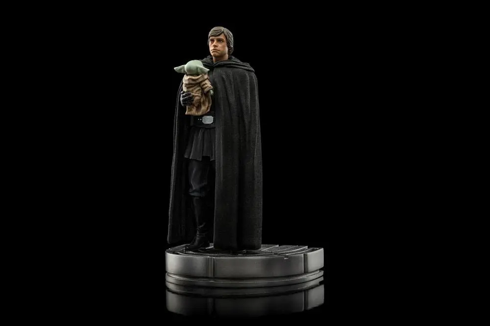 Star Wars The Mandalorian Art Scale Statue 1/10 Luke Skywalker i Grogu 21 cm Statua zdjęcie produktu