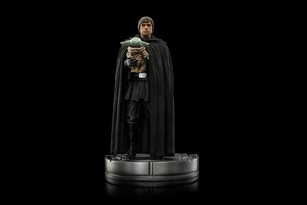 Star Wars The Mandalorian Art Scale Statue 1/10 Luke Skywalker i Grogu 21 cm Statua zdjęcie produktu