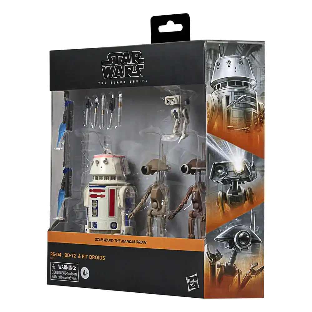 Star Wars: The Mandalorian Black Series Figurka Akcji 4-Pak R5-D4, BD-72 & Pit Droids zdjęcie produktu