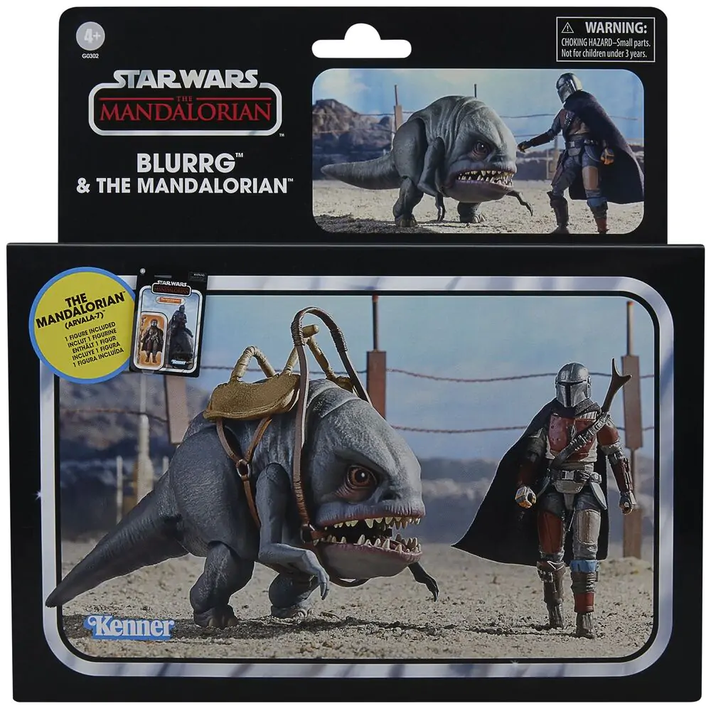 Star Wars The Mandalorian - Blurrg & Mandalorian zestaw 2 figurek 9,5 cm zdjęcie produktu