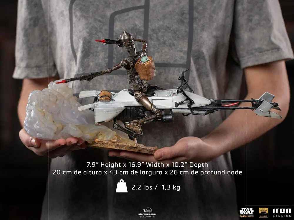 Star Wars The Mandalorian Deluxe Art Scale Statue 1/10 IG-11 & The Child 20 cm Statua zdjęcie produktu
