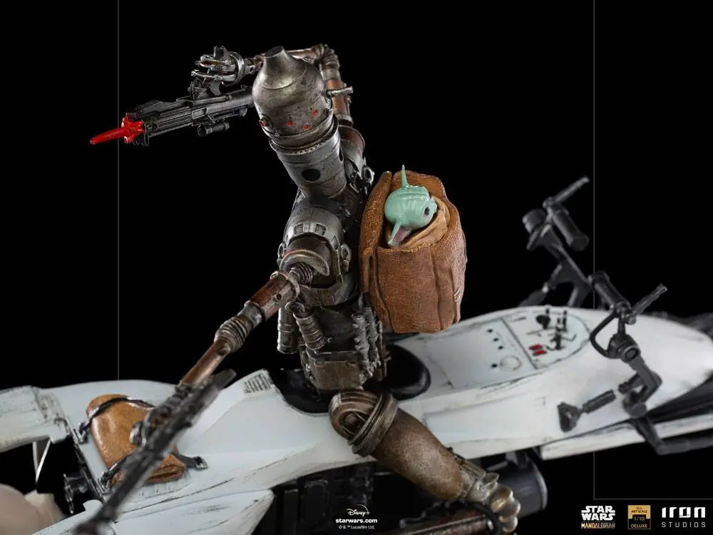 Star Wars The Mandalorian Deluxe Art Scale Statue 1/10 IG-11 & The Child 20 cm Statua zdjęcie produktu