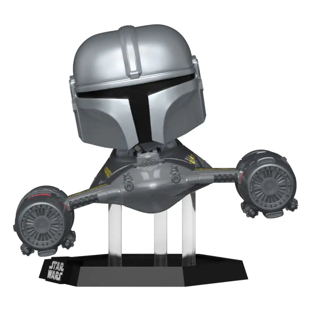 Star Wars: The Mandalorian POP! Rides Figurka Vinyl Mandalorian w N1 Starfighter 15 cm zdjęcie produktu