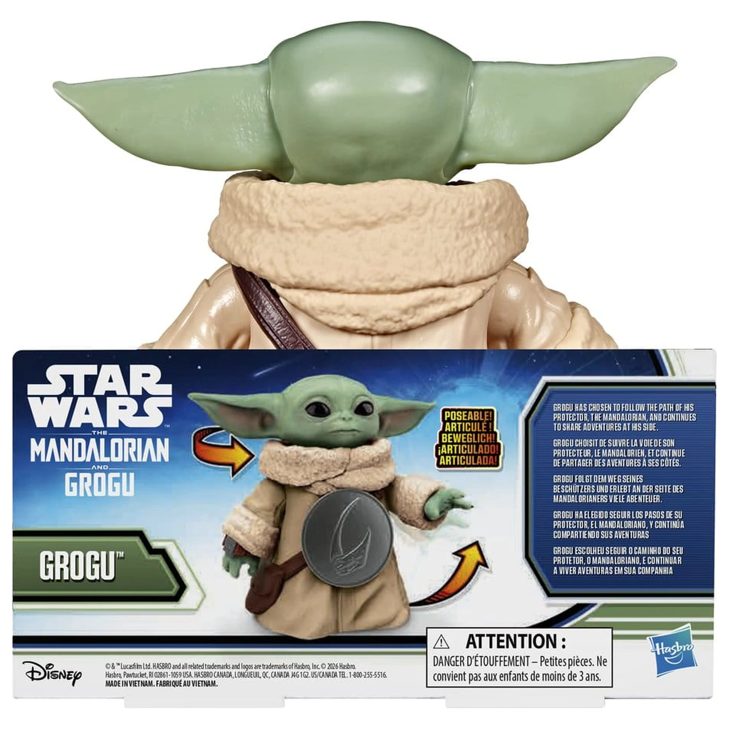 Star Wars: The Mandalorian & Grogu Figurka Grogu 17 cm zdjęcie produktu