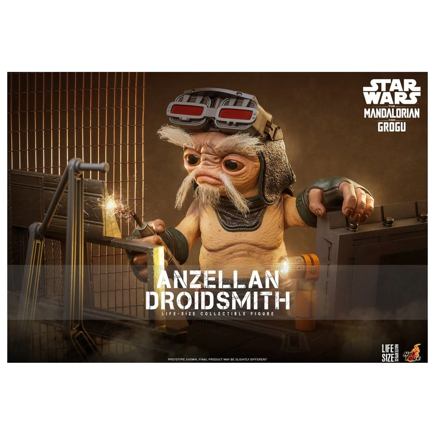 Star Wars: The Mandalorian & Grogu Life-Size Figura Anzellan Droidsmith 27 cm zdjęcie produktu