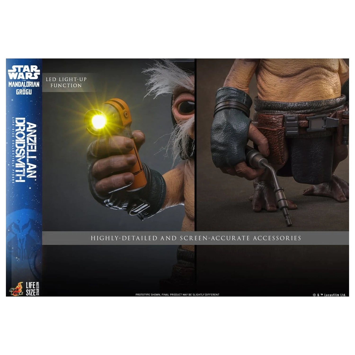 Star Wars: The Mandalorian & Grogu Life-Size Figura Anzellan Droidsmith 27 cm zdjęcie produktu