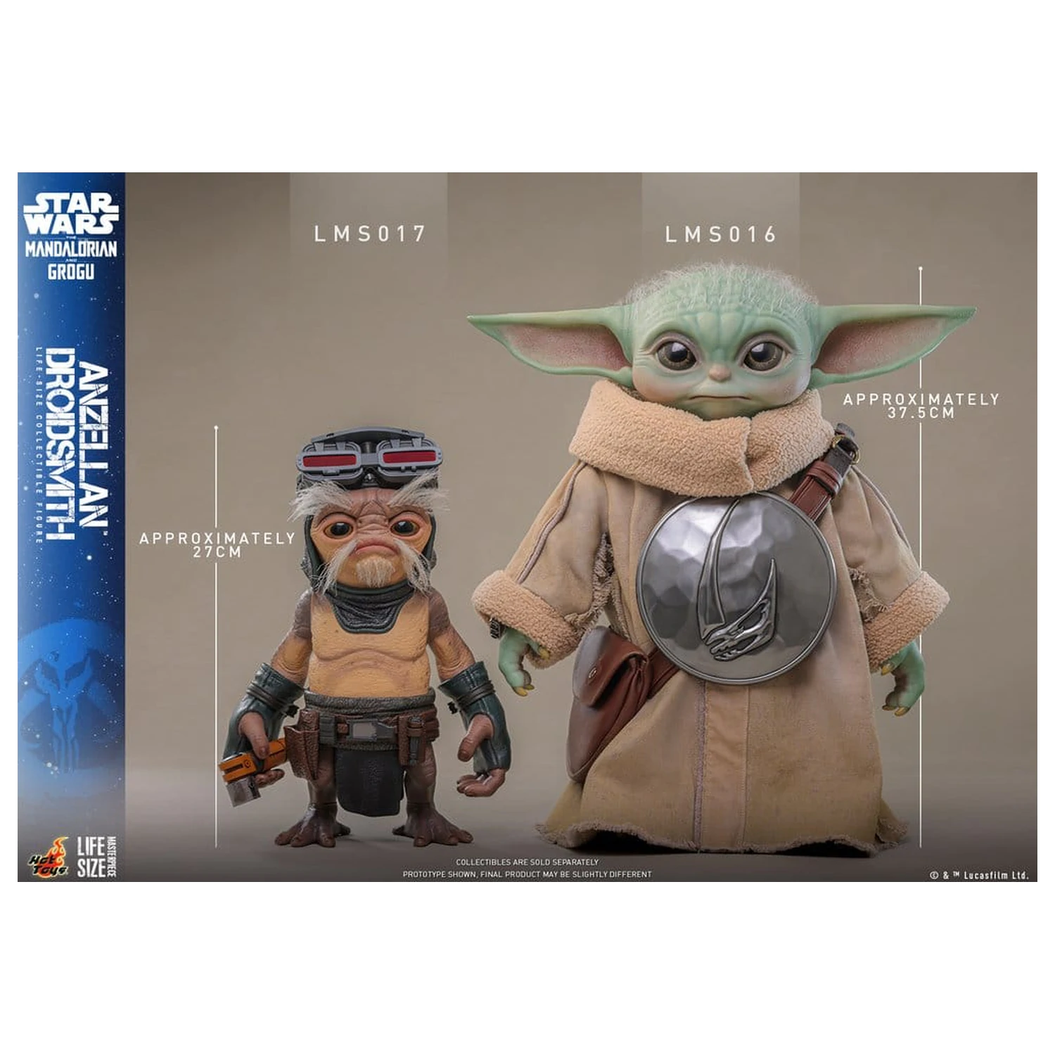 Star Wars: The Mandalorian & Grogu Life-Size Figura Anzellan Droidsmith 27 cm zdjęcie produktu