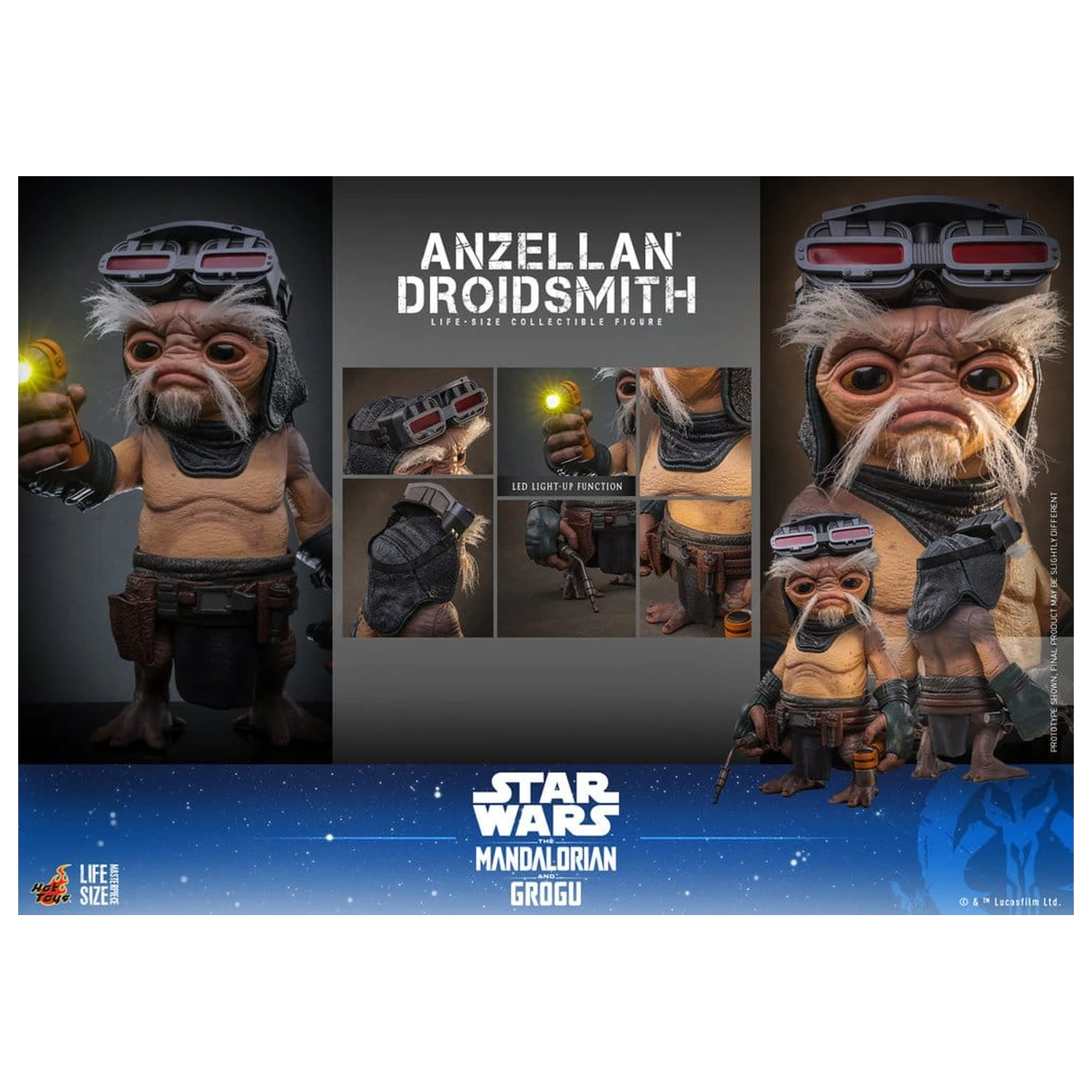 Star Wars: The Mandalorian & Grogu Life-Size Figura Anzellan Droidsmith 27 cm zdjęcie produktu