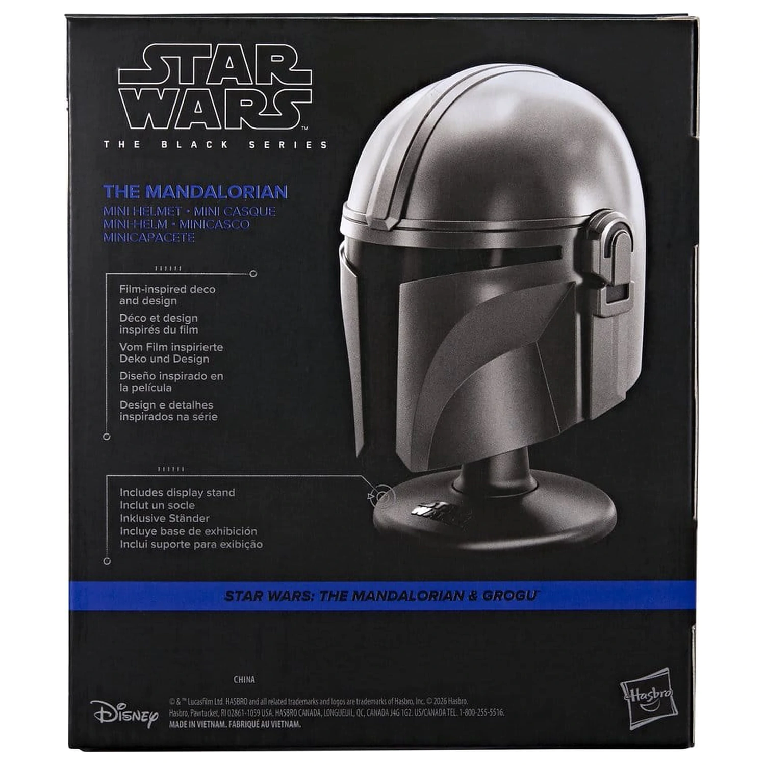 Star Wars: The Mandalorian & Grogu Black Series Mini Kask The Mandalorian zdjęcie produktu