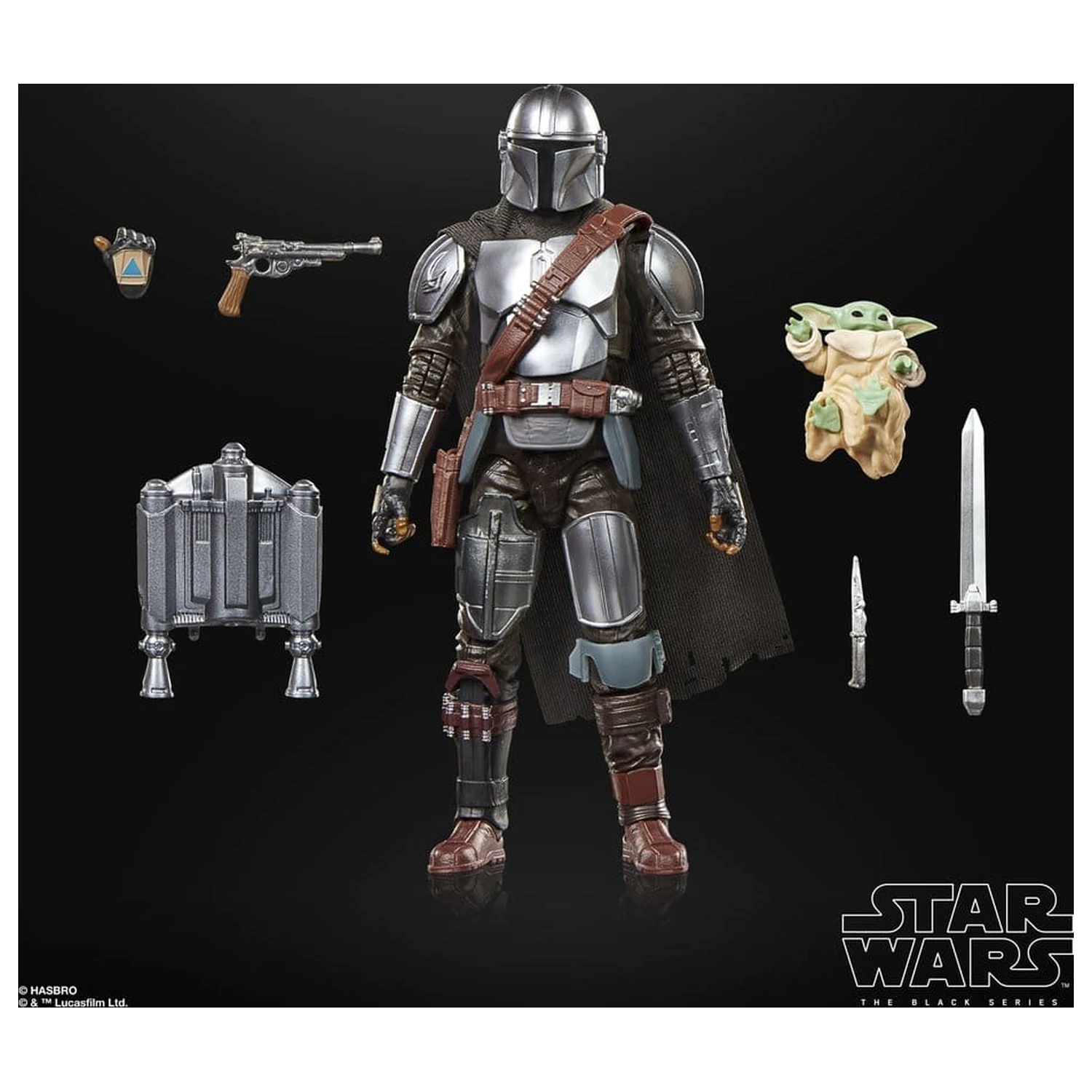 Star Wars: The Mandalorian & Grogu Black Series Figurka akcji The Mandalorian & Grogu 15 cm zdjęcie produktu