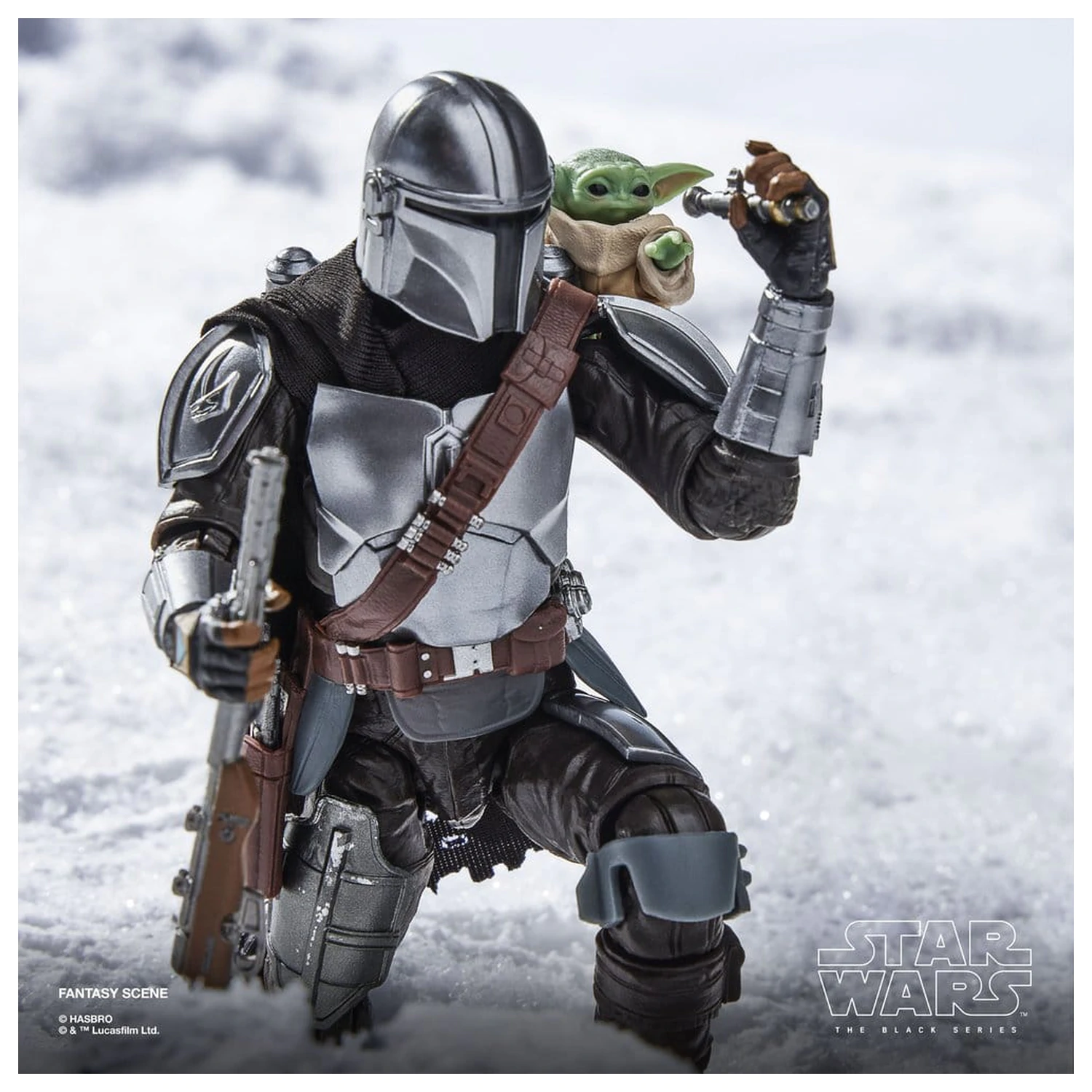 Star Wars: The Mandalorian & Grogu Black Series Figurka akcji The Mandalorian & Grogu 15 cm zdjęcie produktu