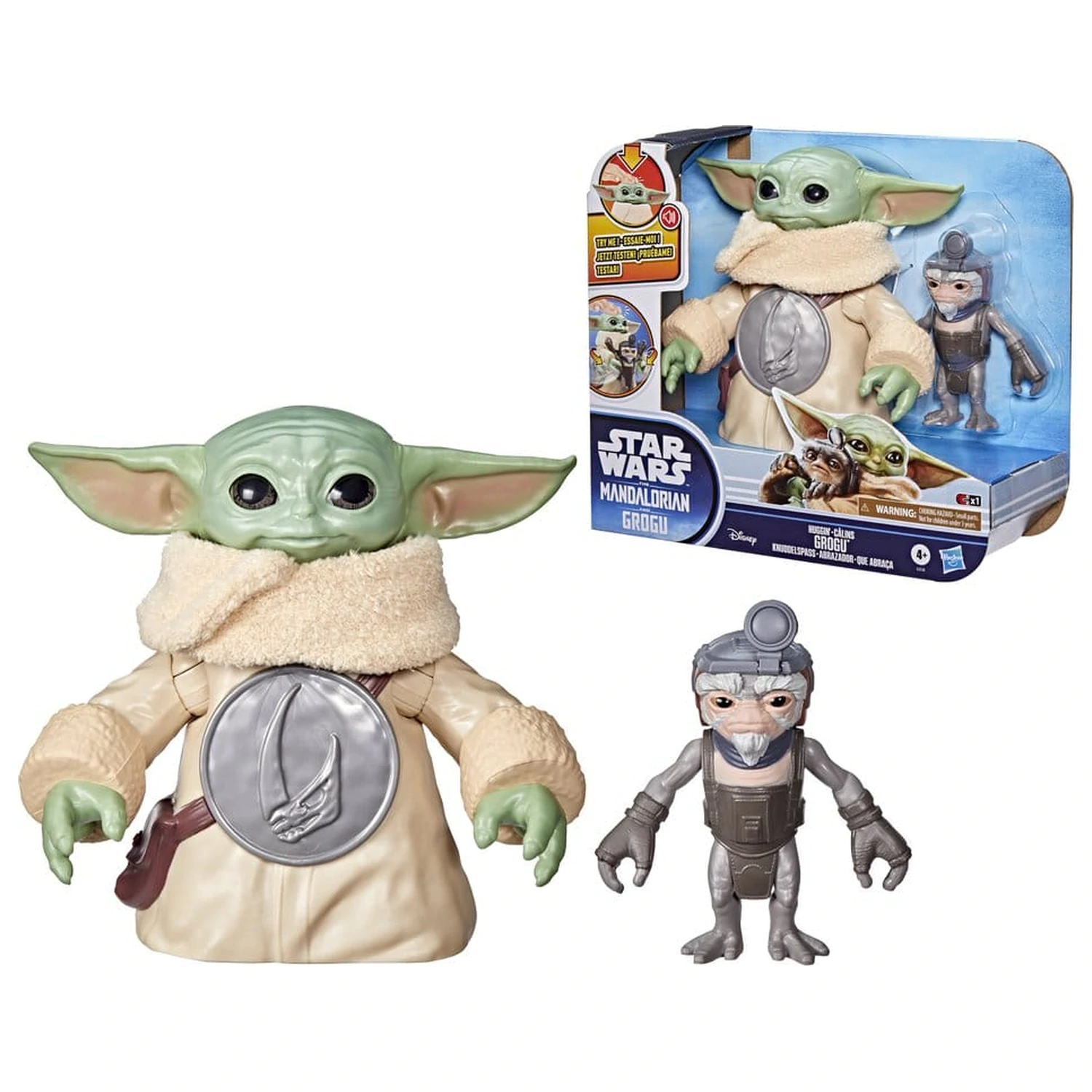 Star Wars: The Mandalorian & Grogu Elektroniczna Figurka Akcji Huggin' Grogu & Anzellan 17 cm zdjęcie produktu