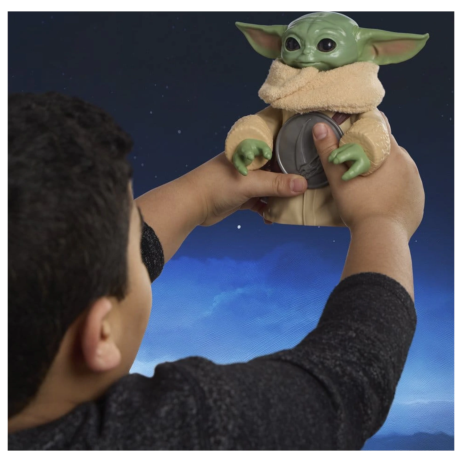 Star Wars: The Mandalorian & Grogu Elektroniczna Figurka Akcji Huggin' Grogu & Anzellan 17 cm zdjęcie produktu