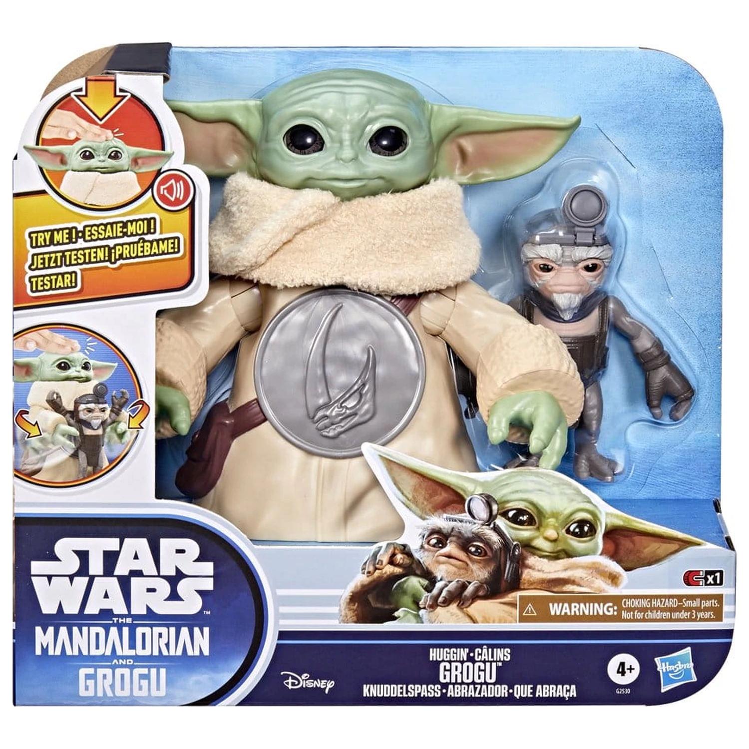 Star Wars: The Mandalorian & Grogu Elektroniczna Figurka Akcji Huggin' Grogu & Anzellan 17 cm zdjęcie produktu