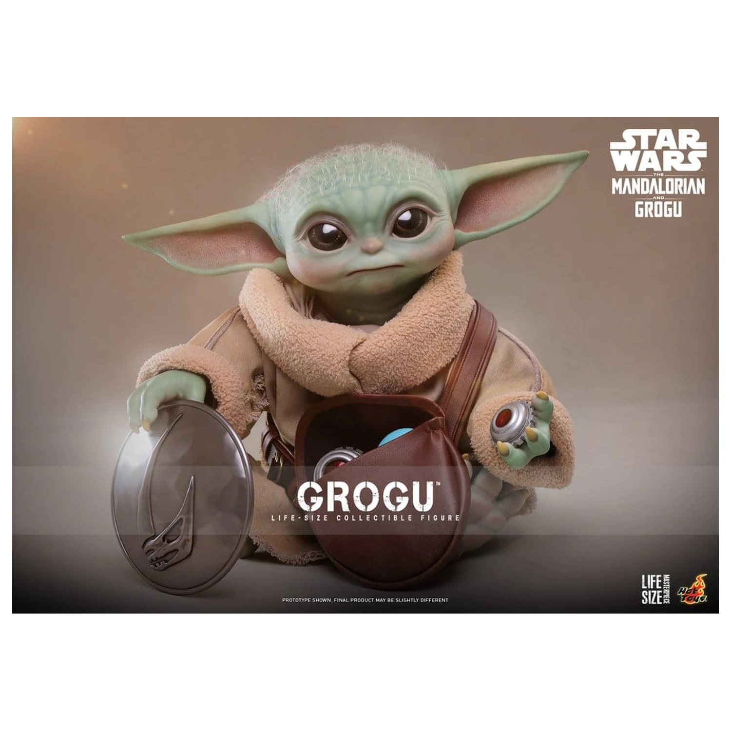 Star Wars: The Mandalorian & Grogu Figura naturalnej wielkości Grogu 38 cm zdjęcie produktu