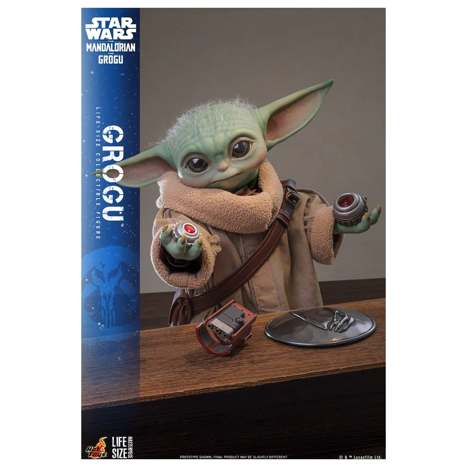 Star Wars: The Mandalorian & Grogu Figura naturalnej wielkości Grogu 38 cm zdjęcie produktu