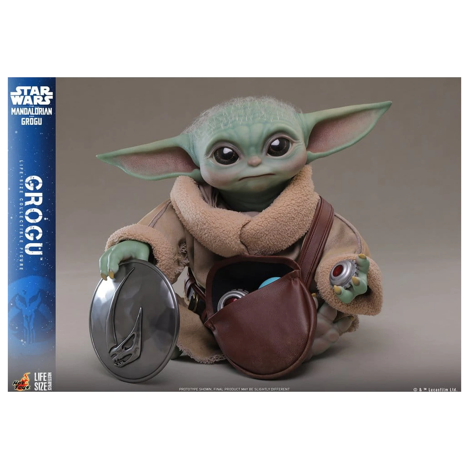 Star Wars: The Mandalorian & Grogu Figura naturalnej wielkości Grogu 38 cm zdjęcie produktu