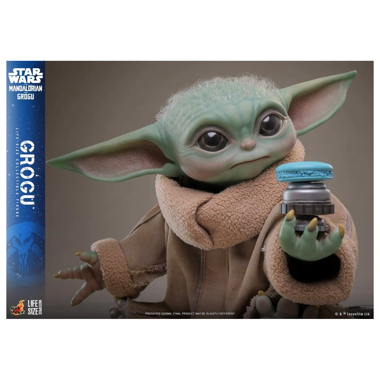 Star Wars: The Mandalorian & Grogu Figura naturalnej wielkości Grogu 38 cm zdjęcie produktu