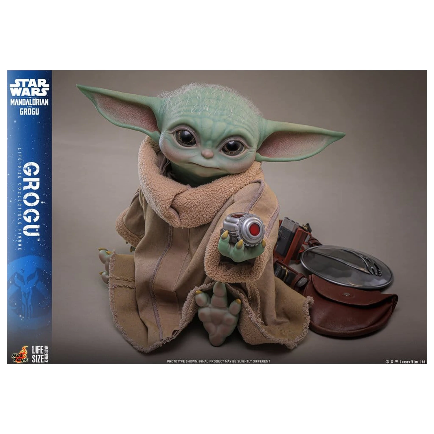 Star Wars: The Mandalorian & Grogu Figura naturalnej wielkości Grogu 38 cm zdjęcie produktu