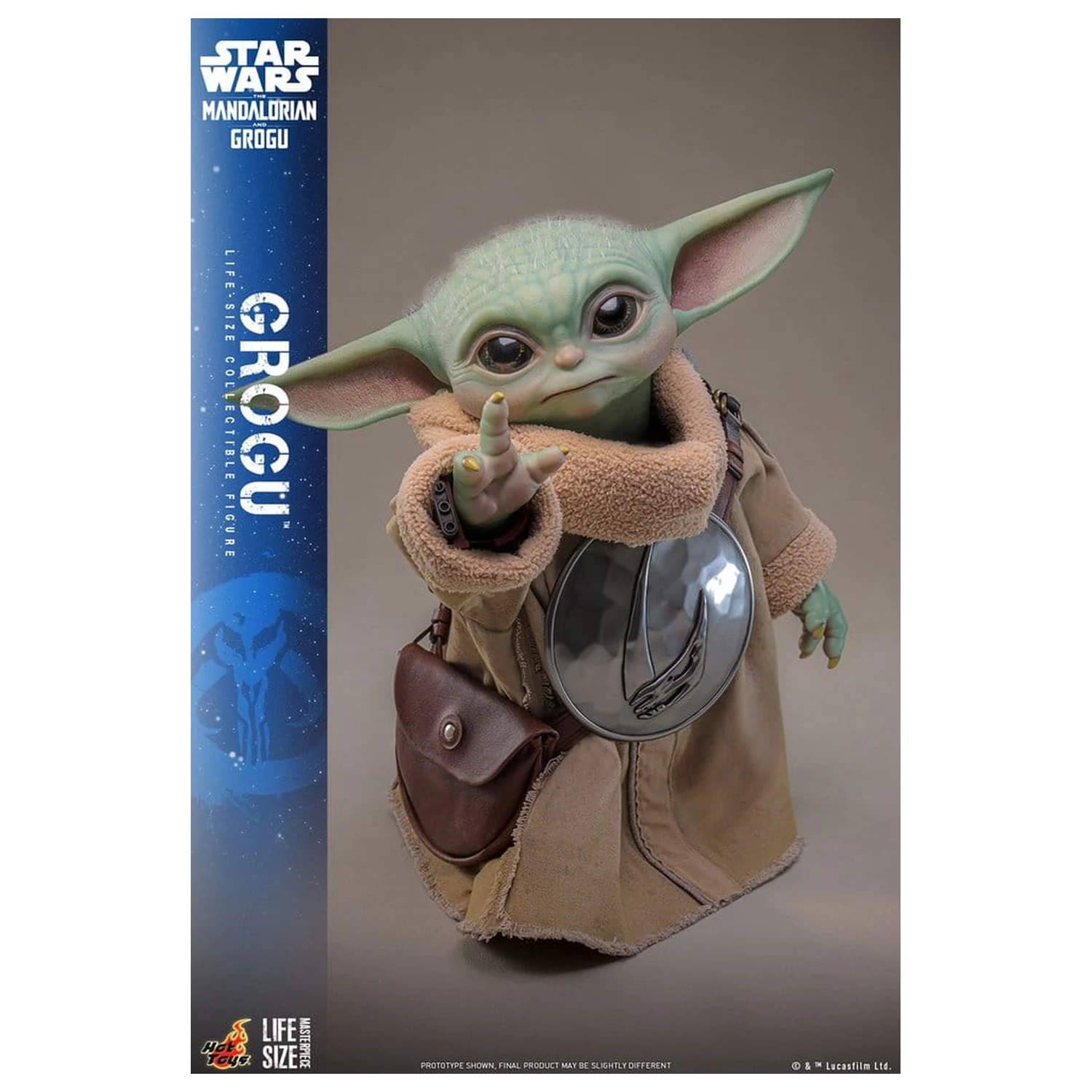 Star Wars: The Mandalorian & Grogu Figura naturalnej wielkości Grogu 38 cm zdjęcie produktu